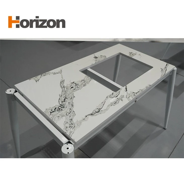 Artificial Quartz Stone Slab Modern Design Style For Countertop Wall Table Top Indoor